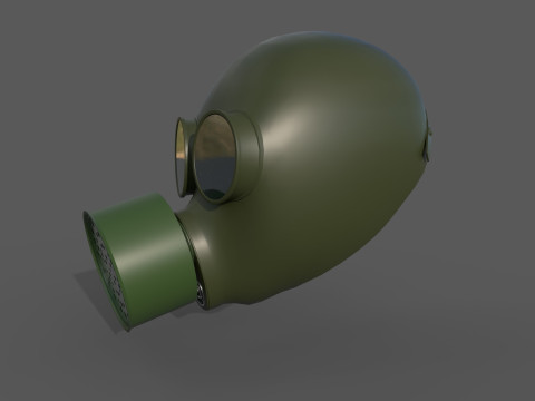 Gas Mask 3D 模型