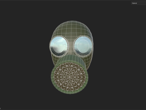 Gas Mask 3D 模型