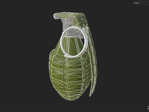 Grenade 3D Model