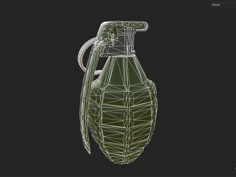 Grenade 3D Model