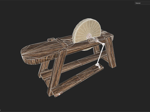 Grindstone Model 3D