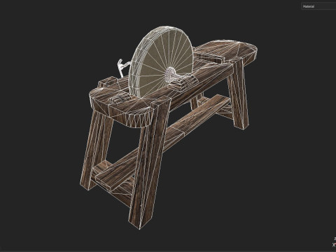 Grindstone Model 3D