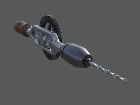 Hand drill 3D Model