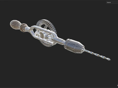 Hand drill 3D Model