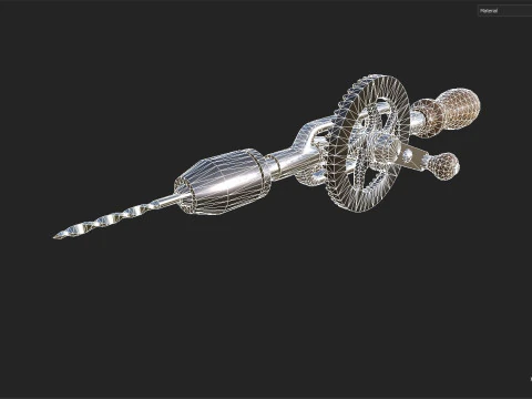 Hand drill 3D Model