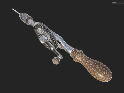 Hand drill 3D Model
