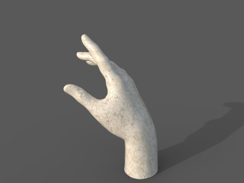 Hand sculpture 3D 모델