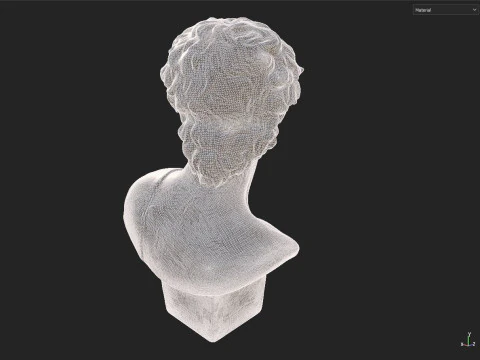 Bust sculpture 3D Model