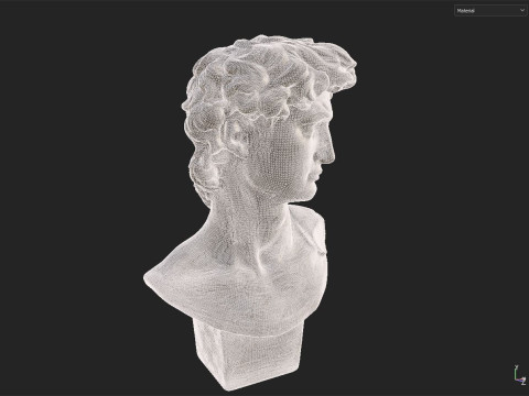 Bust sculpture 3D Model