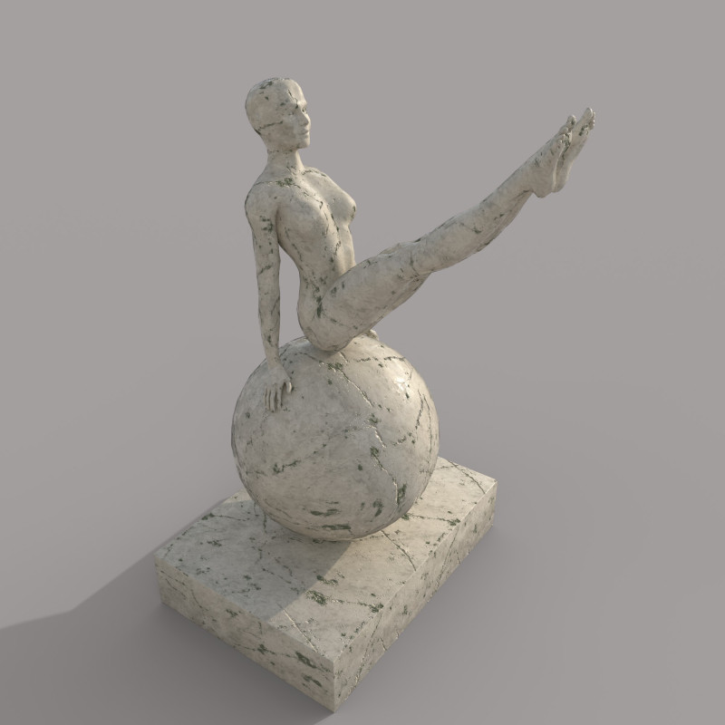 Sculpture woman Modello 3D .c4d .max .obj .3ds .fbx .stl .blend 