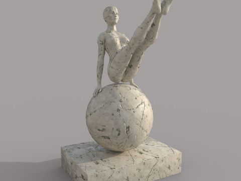 Sculpture woman Modello 3D