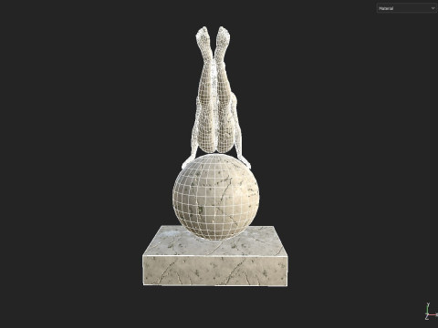 Sculpture woman Modello 3D