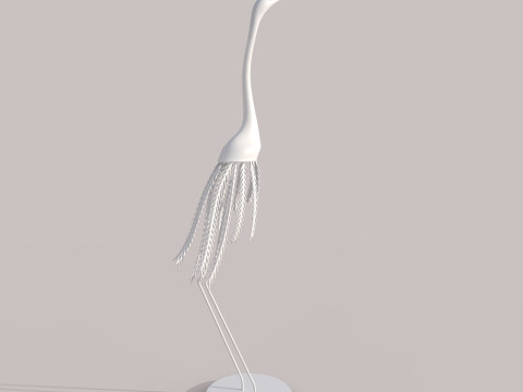 Stork statue 3D Model