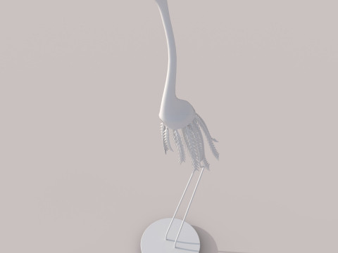 Stork statue 3D-Modell
