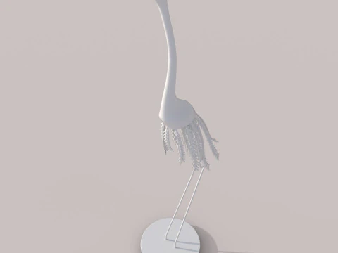 Stork statue 3D Model