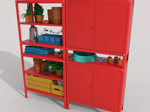 IKEA-kasten 3D Model