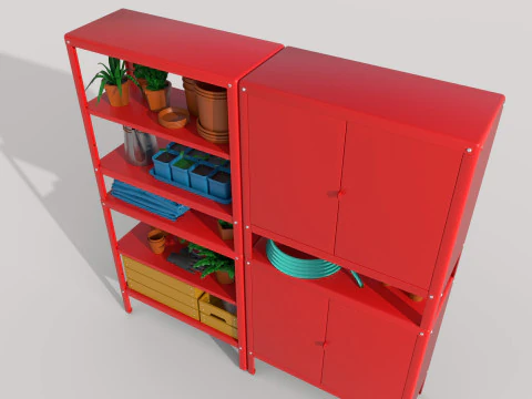 IKEA-kasten 3D Model