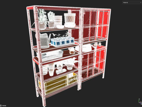 IKEA-kasten 3D Model