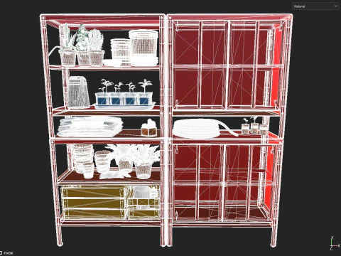 IKEA-kasten 3D Model