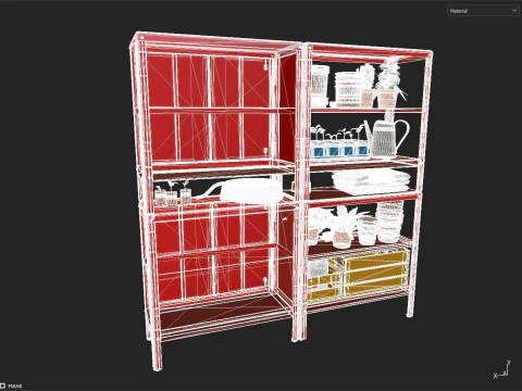 IKEA-kasten 3D Model
