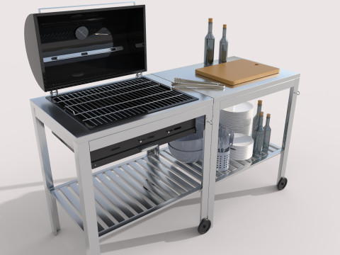 Charcoal grill IKEA Modèle 3D