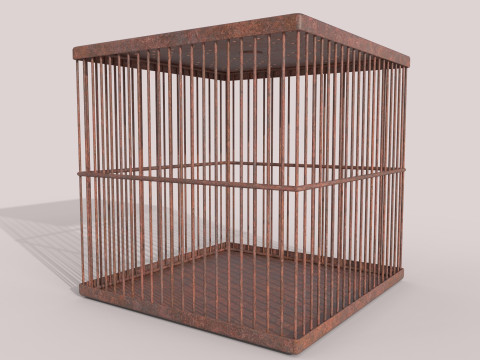 Cage Modèle 3D