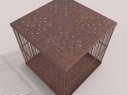 Cage Modèle 3D