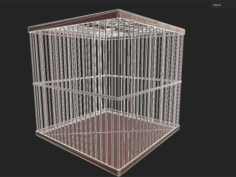 Cage Modèle 3D