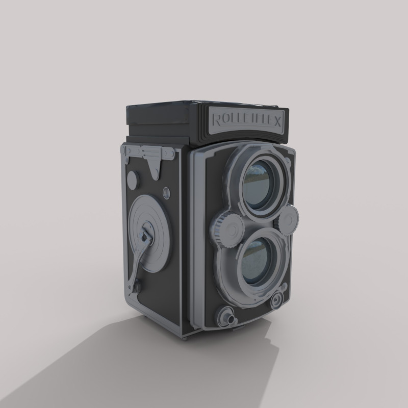 Vintage Camera 3D 모델 .c4d .max .obj .3ds .fbx .stl .blend 
