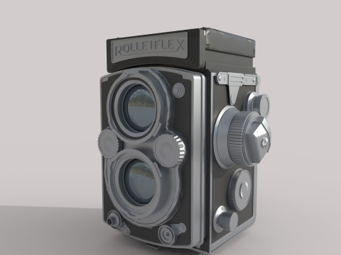 Vintage Camera 3D 모델