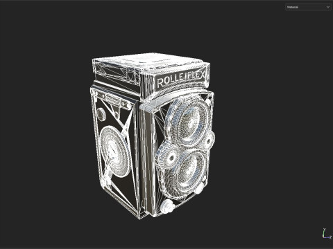 Vintage Camera 3D 모델