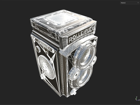 Vintage Camera 3D 모델