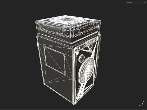 Vintage Camera 3D 모델