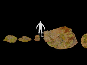 tree stump scan collection pbr 3D Model