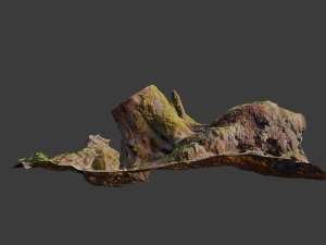tree stump scan collection pbr Modelo 3D