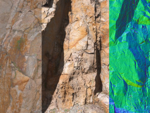 cliff and rock scan collection real- pbr low poly game ready 3D Model