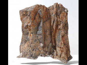cliff and rock scan collection real- pbr low poly game ready 3D Model