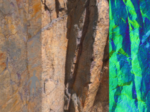 cliff and rock scan collection real- pbr low poly game ready 3D Model
