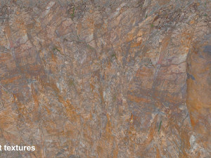 cliff and rock scan collection real- pbr low poly game ready 3D Model