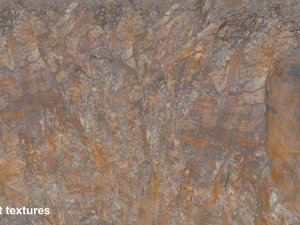 cliff and rock scan collection real- pbr low poly game ready 3D Model