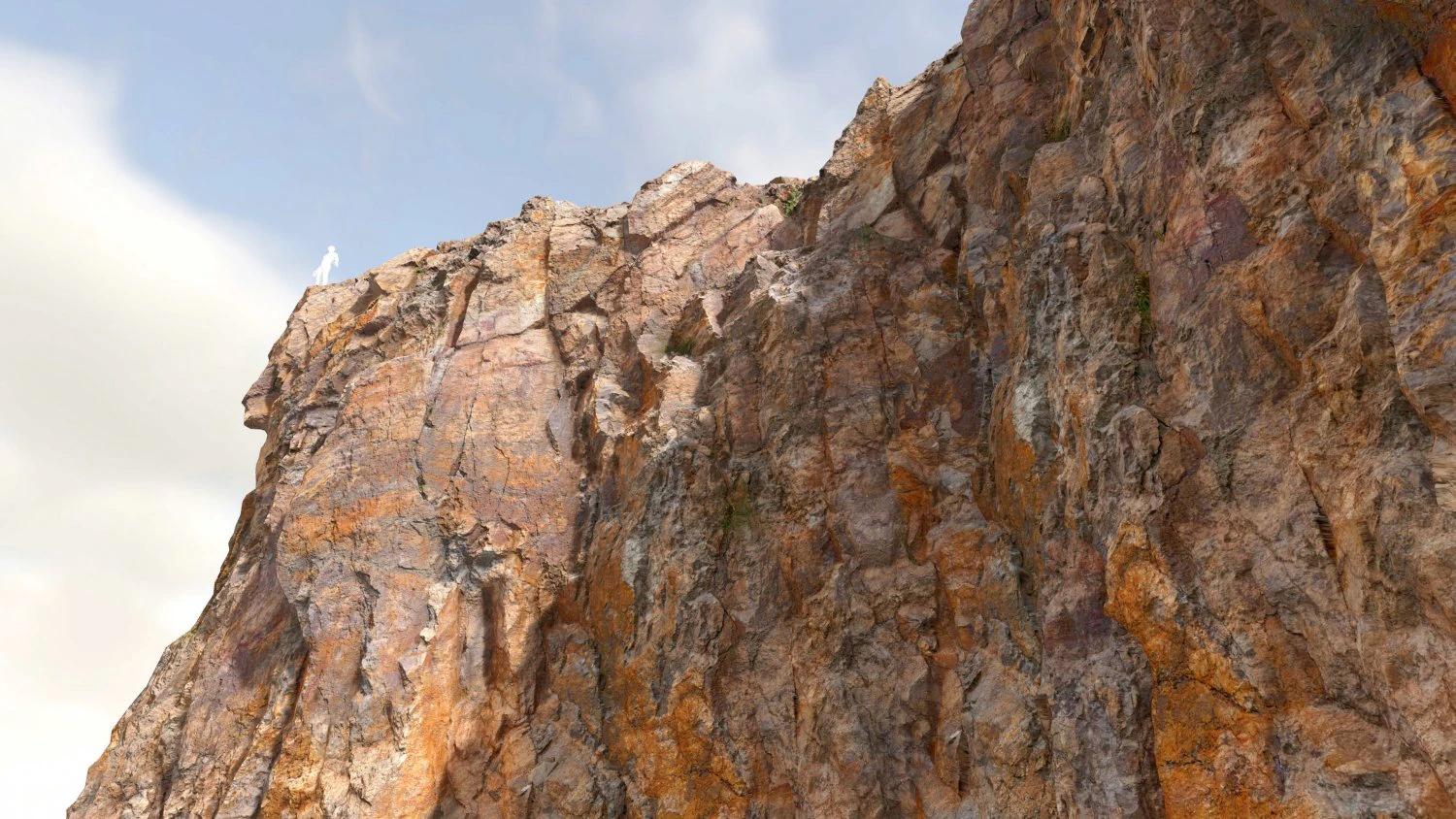 cliff and rock scan collection real- pbr low poly game ready 3D Model .c4d .max .obj .3ds .fbx .stl .blend