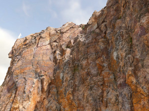 cliff and rock scan collection real- pbr low poly game ready 3D 模型