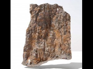 cliff and rock scan collection real- pbr low poly game ready 3D Model