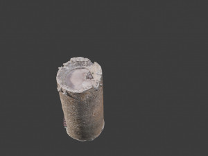 castle ruins tower wall scanned pbr 3D Model