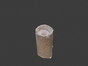 castle ruins tower wall scanned pbr 3D Model