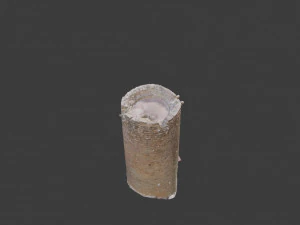 castle ruins tower wall scanned pbr 3D Model