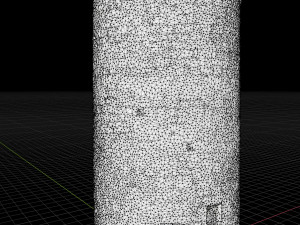 castle ruins tower wall scanned pbr 3D Model