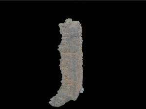 castle ruins pillar wall scanned pbr 3D 模型