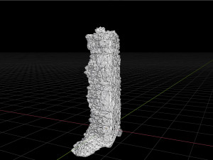 castle ruins pillar wall scanned pbr 3D 模型