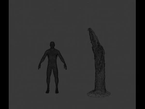 pbr dead tree photoscan collection low poly 3D Model